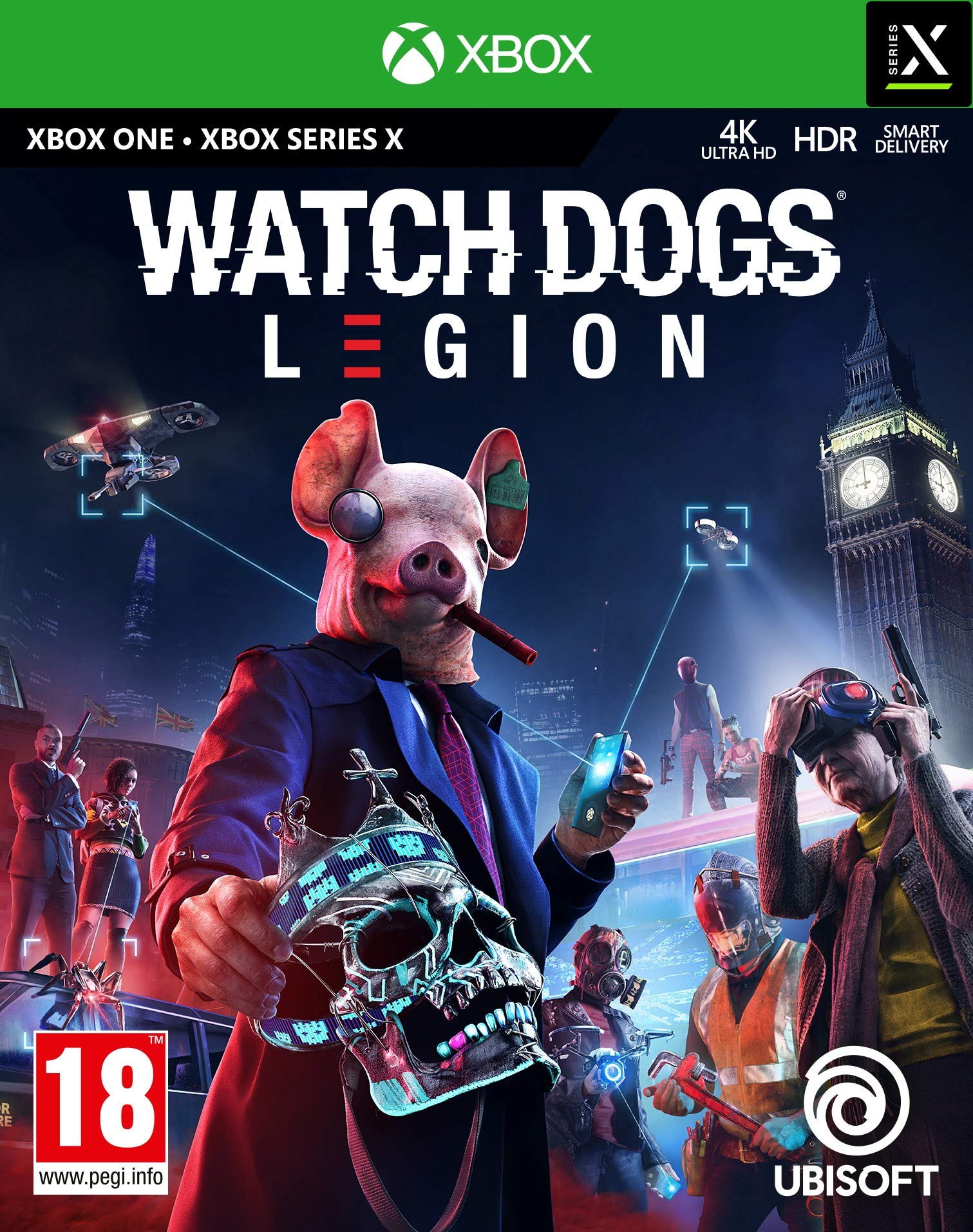 Watch Dogs: Legion box art for Xbox Series X