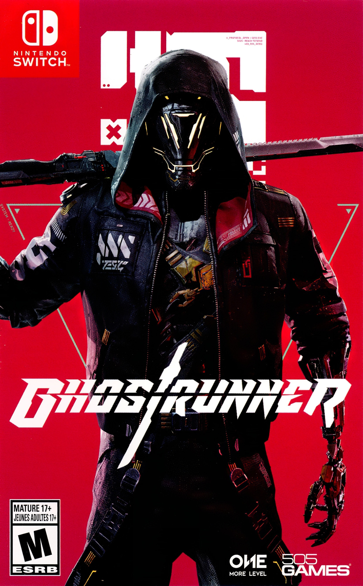 Ghostrunner box art for Xbox Series X