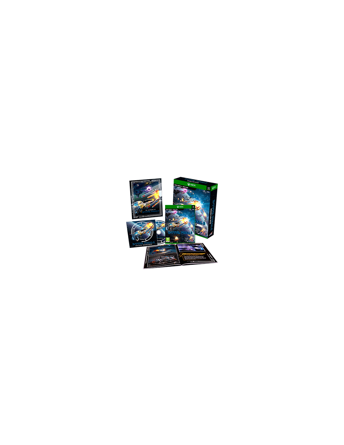 R-Type Final 2 Inaugural Flight Edition box art for Xbox Series X
