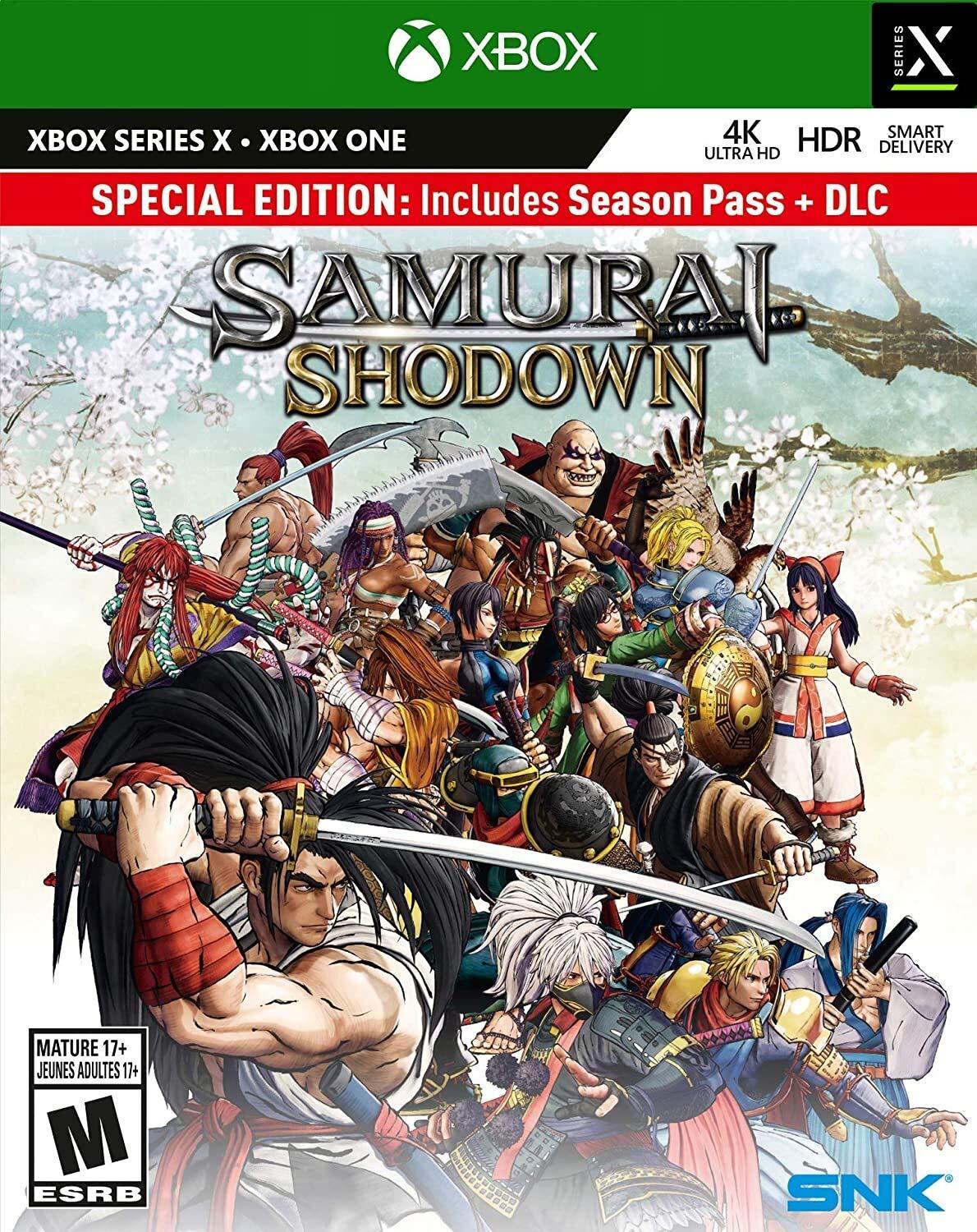 Samurai Shodown Enhanced Special Edition box art for Xbox Series X