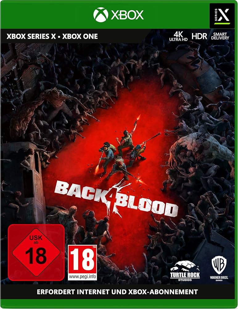 Back 4 Blood box art for Xbox Series X