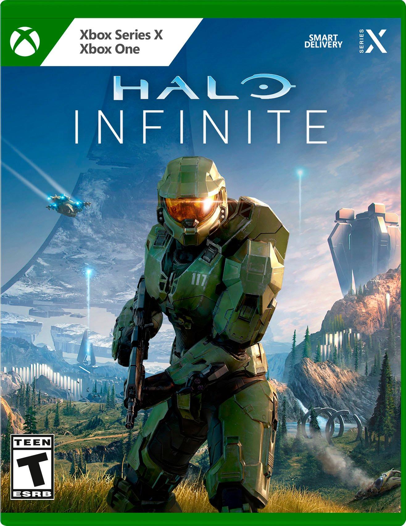 Xbox Series X Halo Infinite Limited Edition box art for Xbox Series X