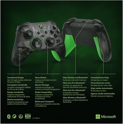 Xbox Series X|S 20th Anniversary Controller box art for Xbox Series X