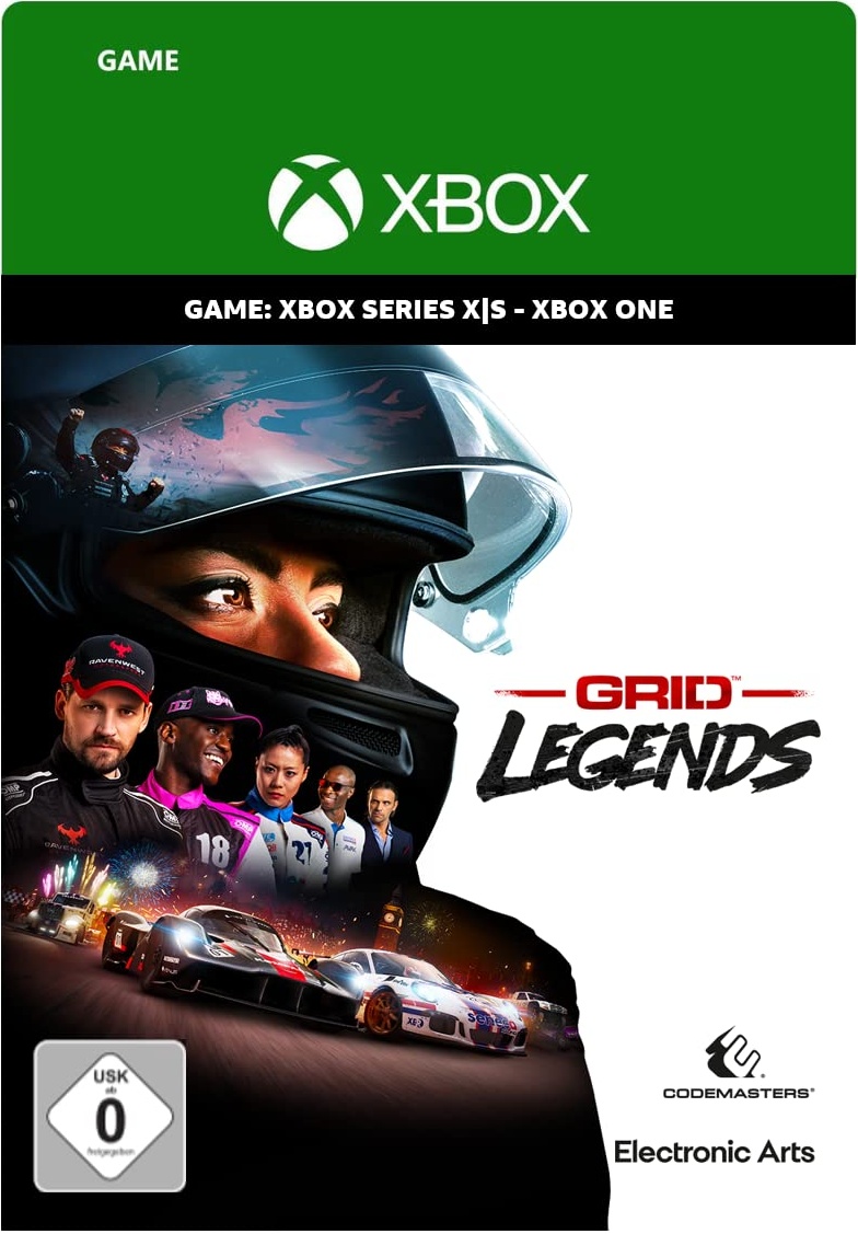 Grid Legends box art for Xbox Series X