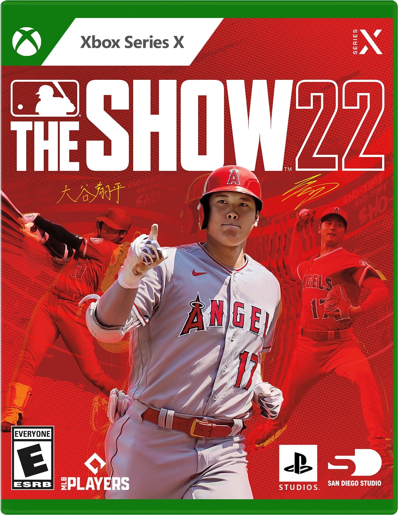 MLB The Show 22 box art for Xbox Series X