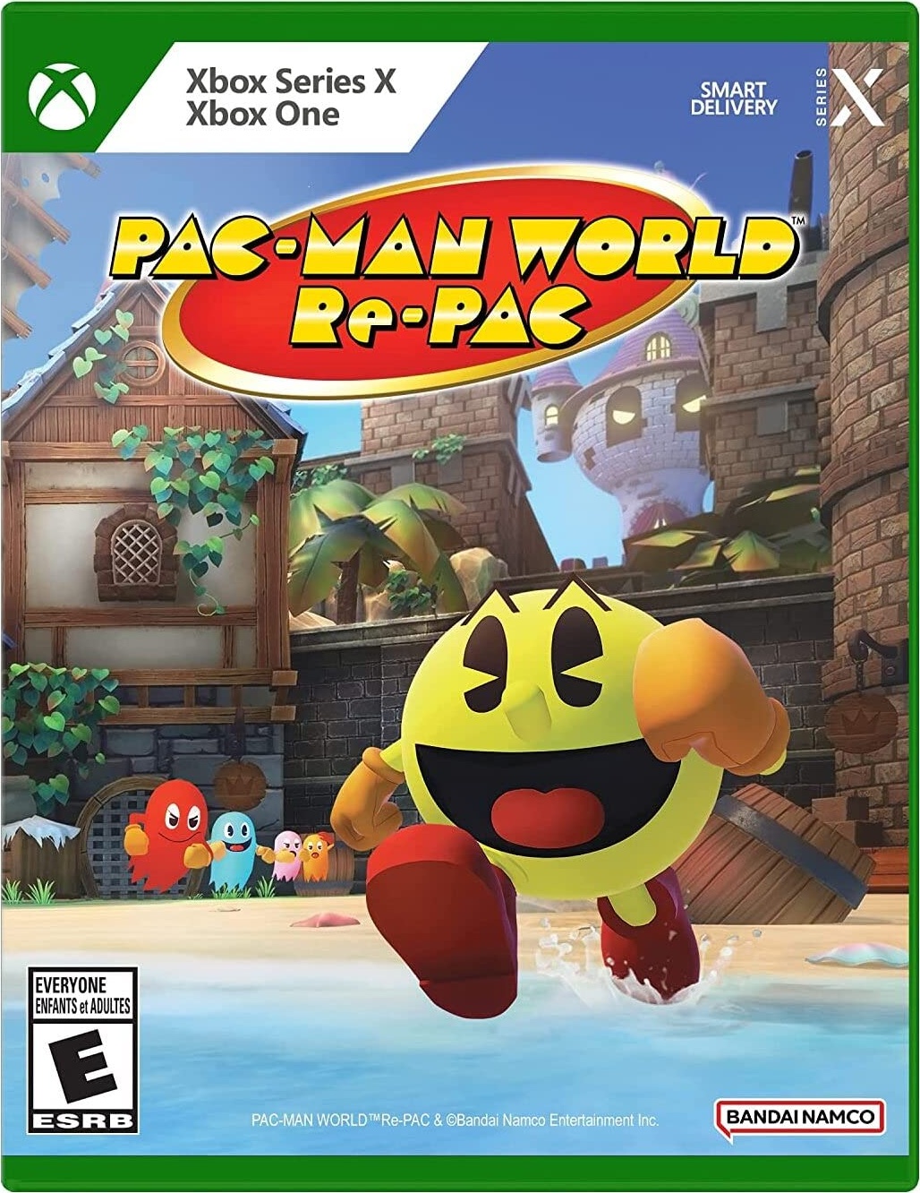 Pac-Man World Re-PAC box art for Xbox Series X