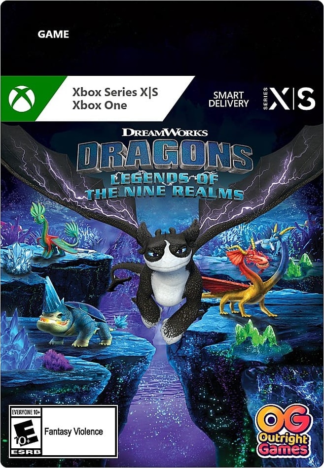 Dragons: Legends of the Nine Realms box art for Xbox Series X