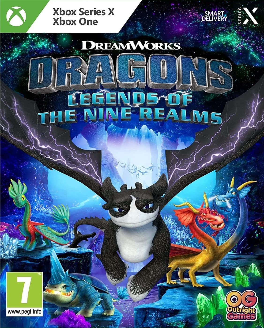 Dragons: Legends of the Nine Realms box art for Xbox Series X