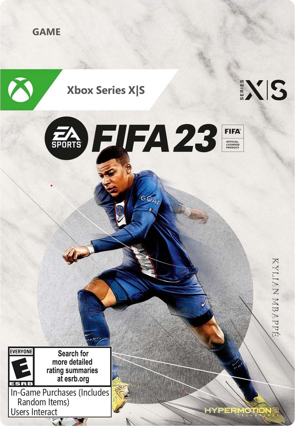 FIFA 23 box art for Xbox Series X