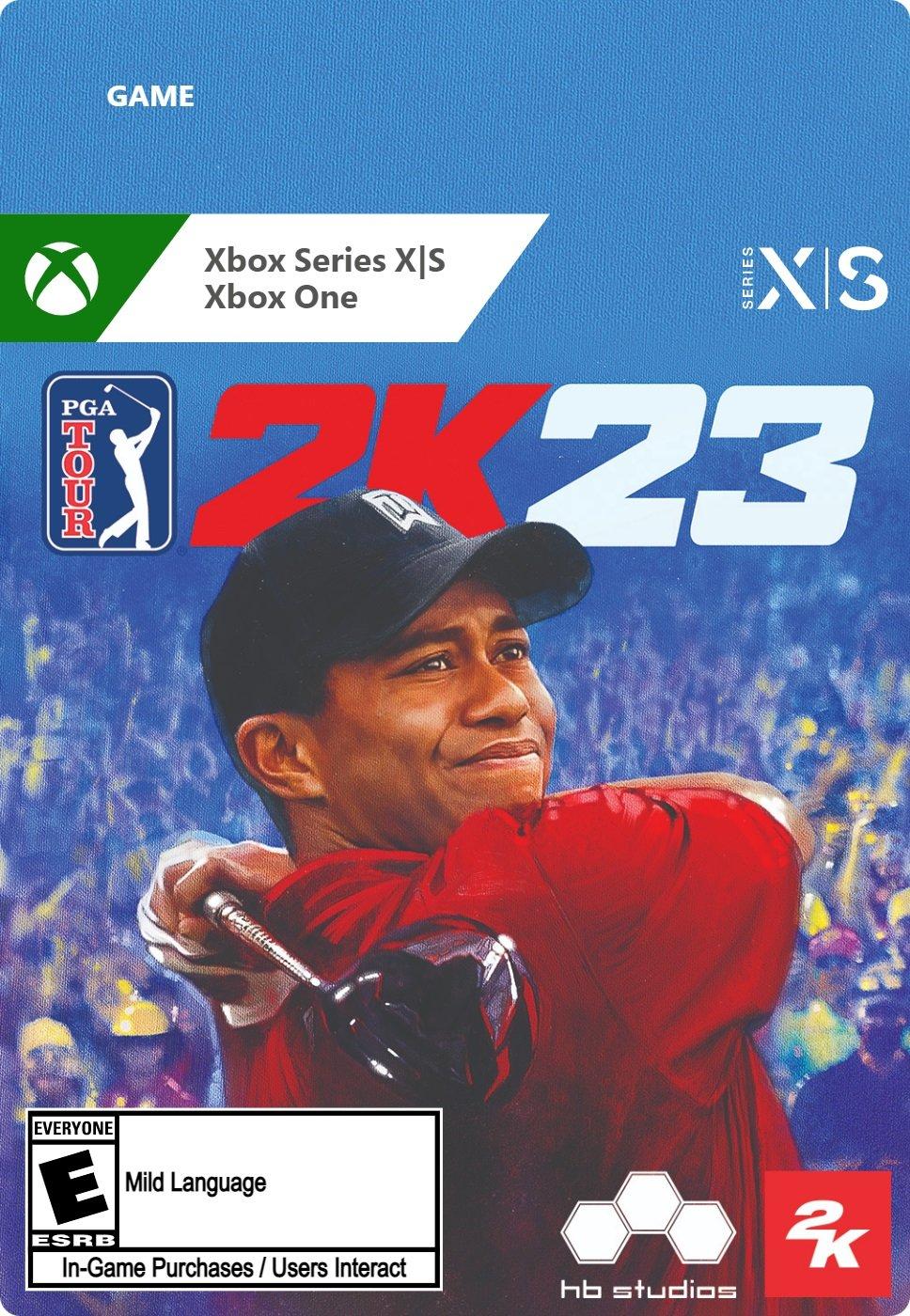 PGA Tour 2K23 box art for Xbox Series X