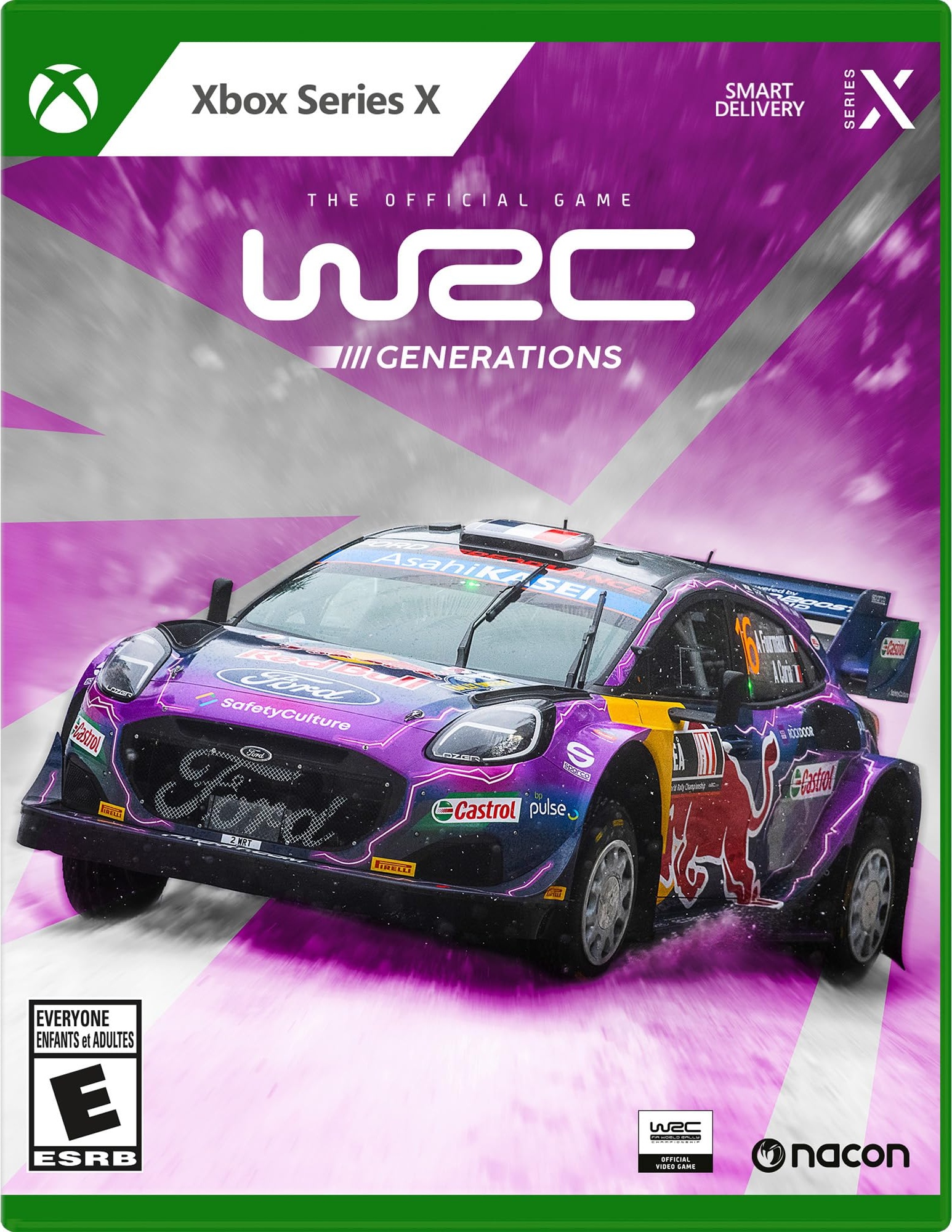 WRC Generations box art for Xbox Series X