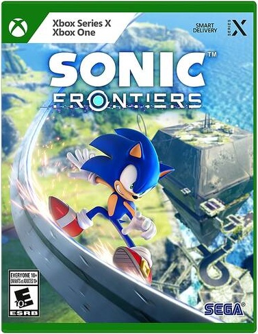 Sonic Frontiers box art for Xbox Series X