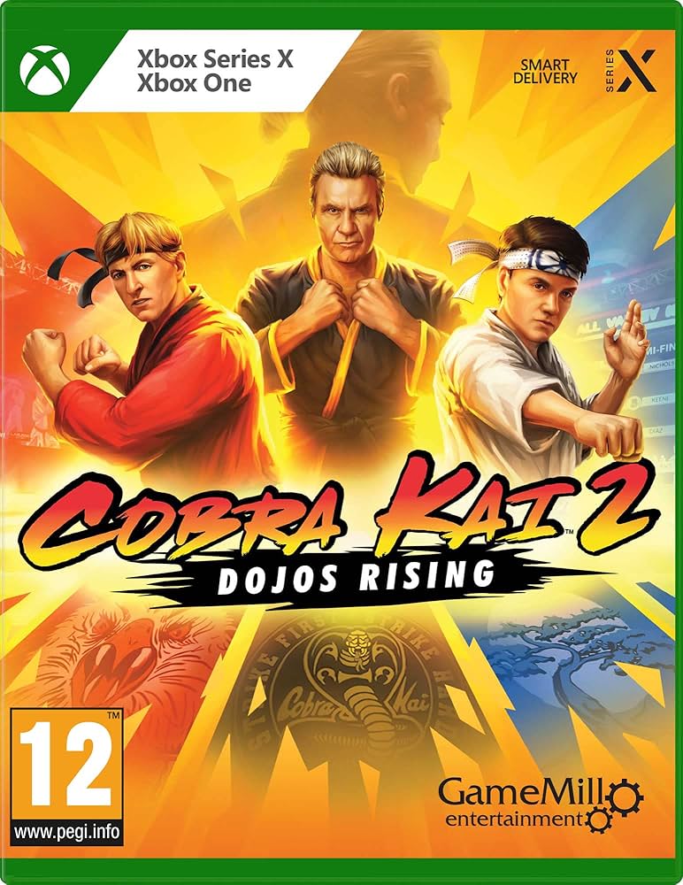 Cobra Kai 2: Dojos Rising box art for Xbox Series X