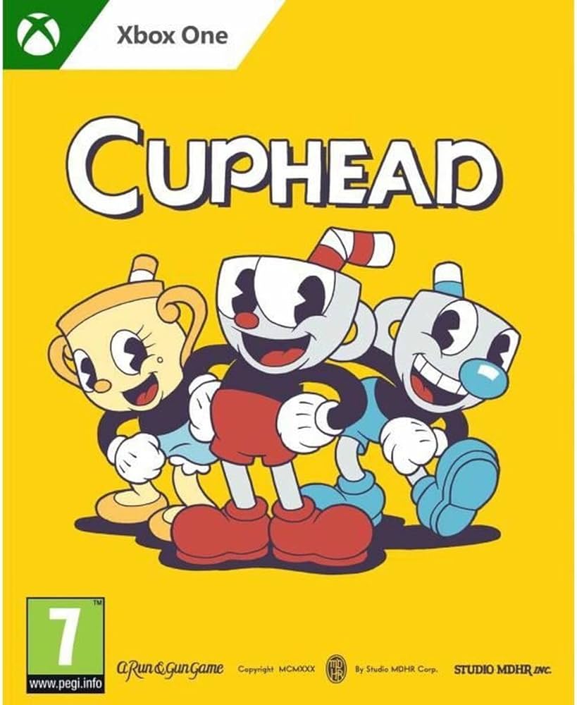 Cuphead box art for Xbox Series X