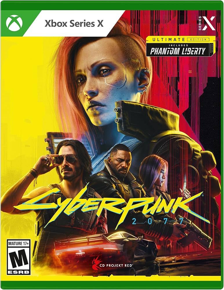 Cyberpunk 2077: Ultimate Edition box art for Xbox Series X