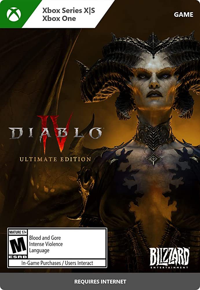 Diablo IV box art for Xbox Series X