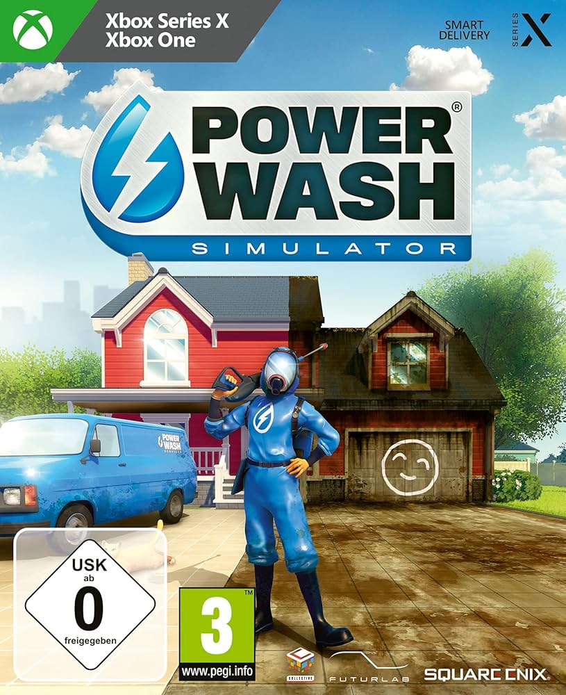 PowerWash Simulator box art for Xbox Series X
