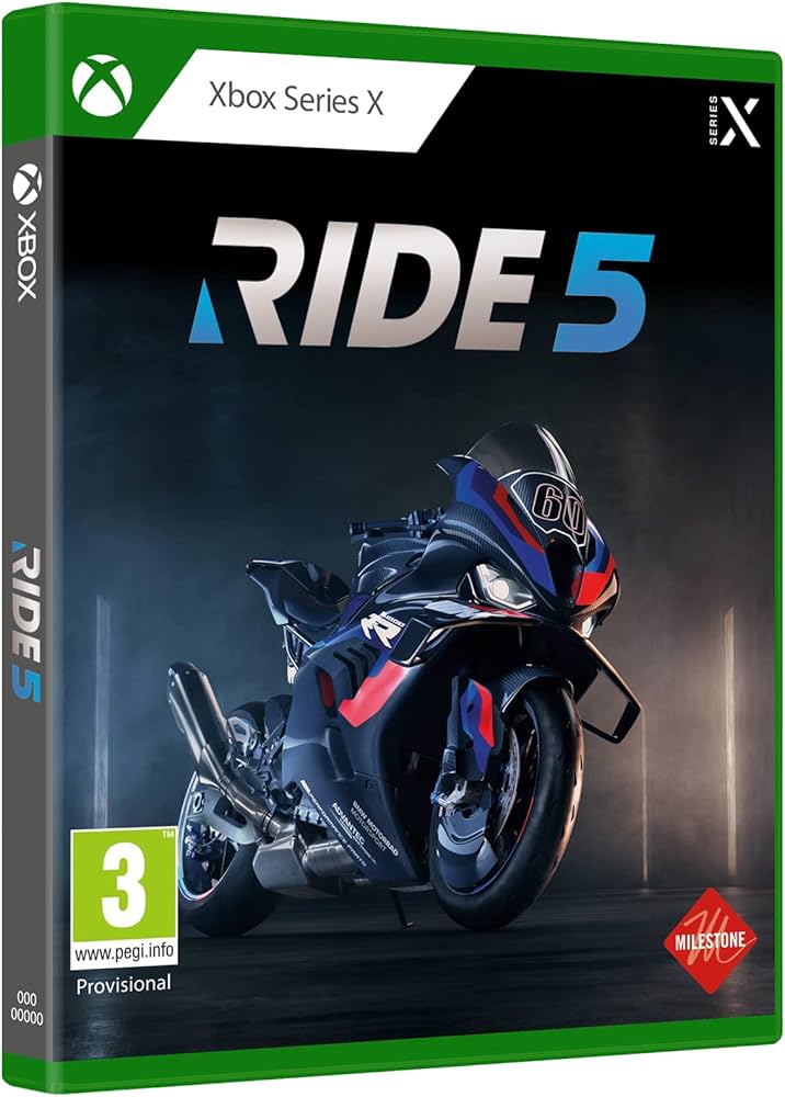 Ride 5 box art for Xbox Series X