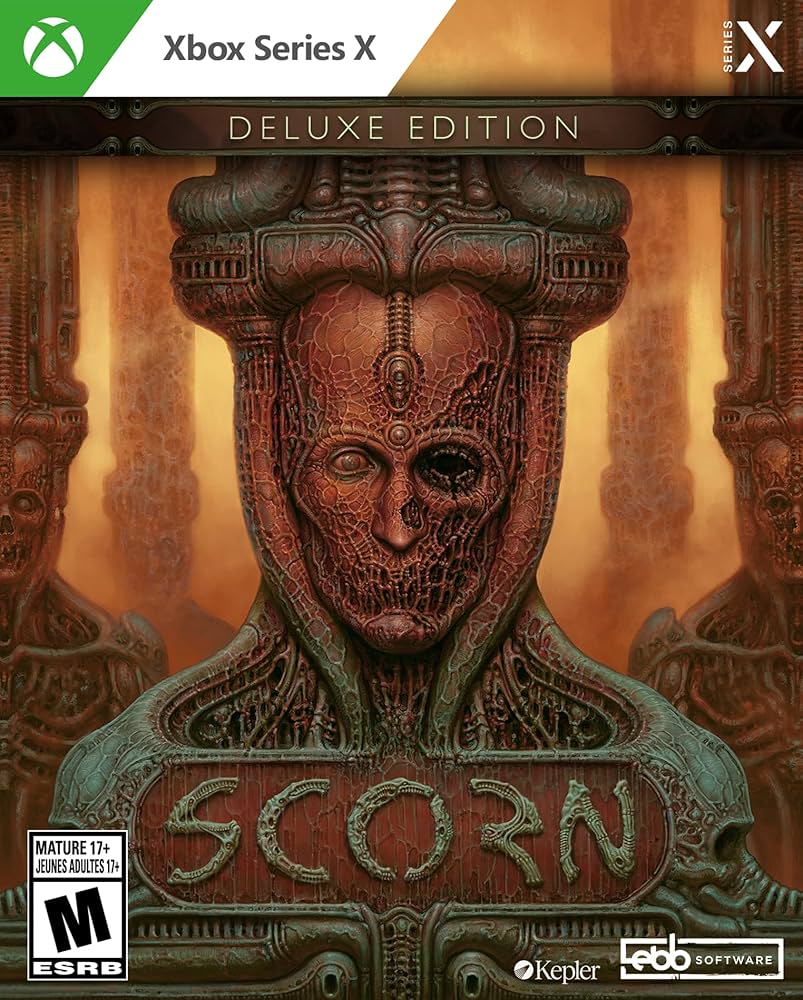 Scorn: Deluxe Edition box art for Xbox Series X