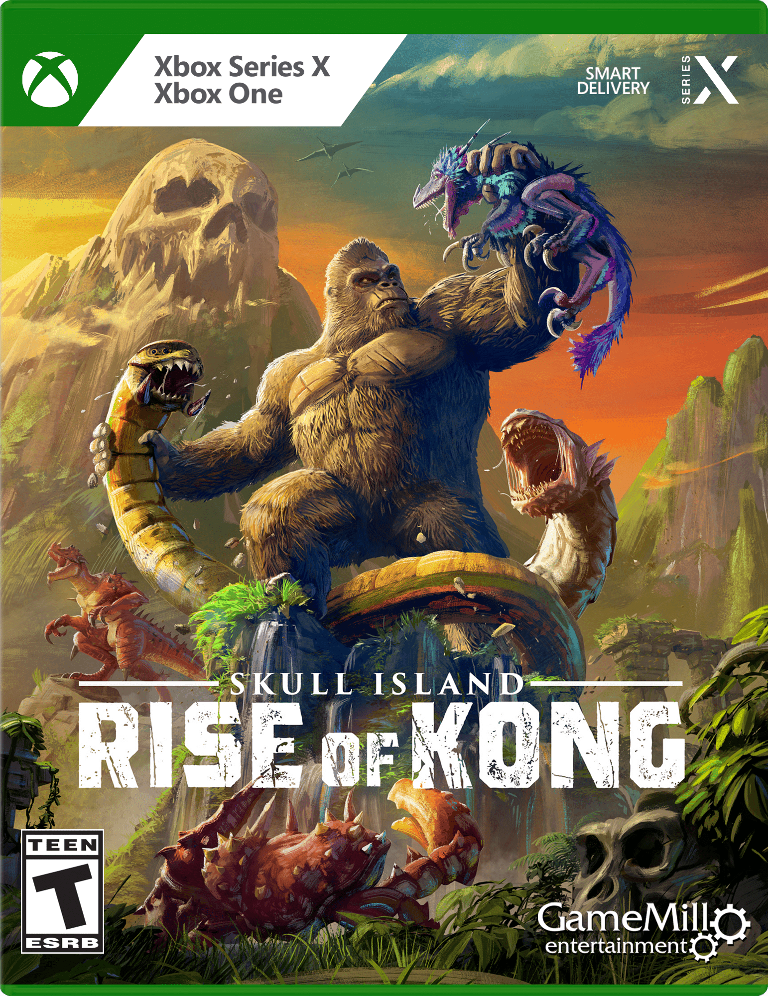 Skull Island: Rise of Kong box art for Xbox Series X