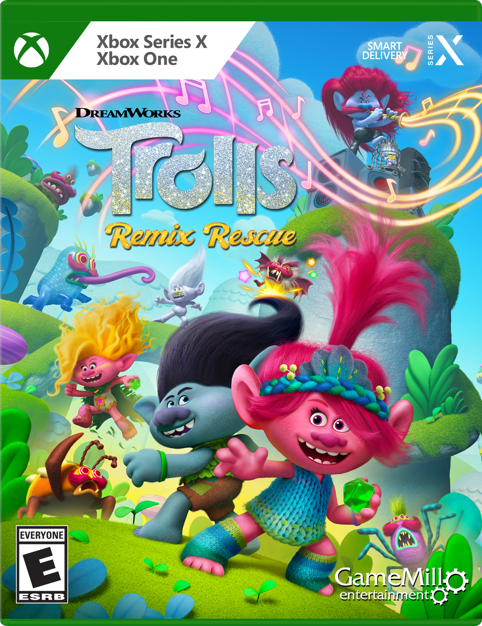Trolls Remix Rescue box art for Xbox Series X