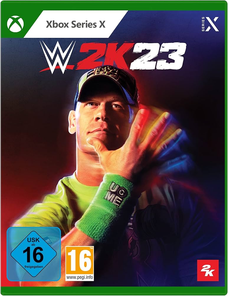 WWE 2K23 box art for Xbox Series X