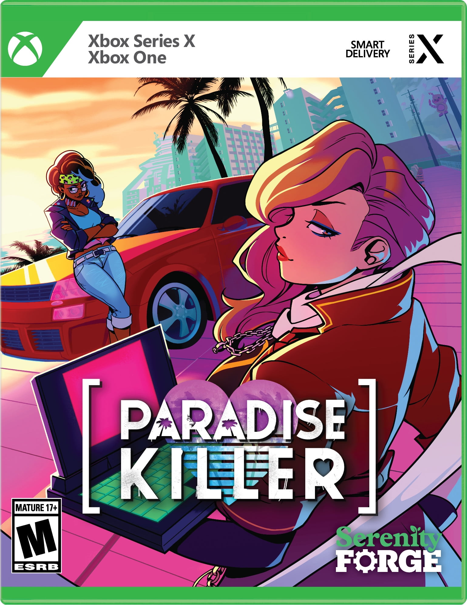 Paradise Killer box art for Xbox Series X