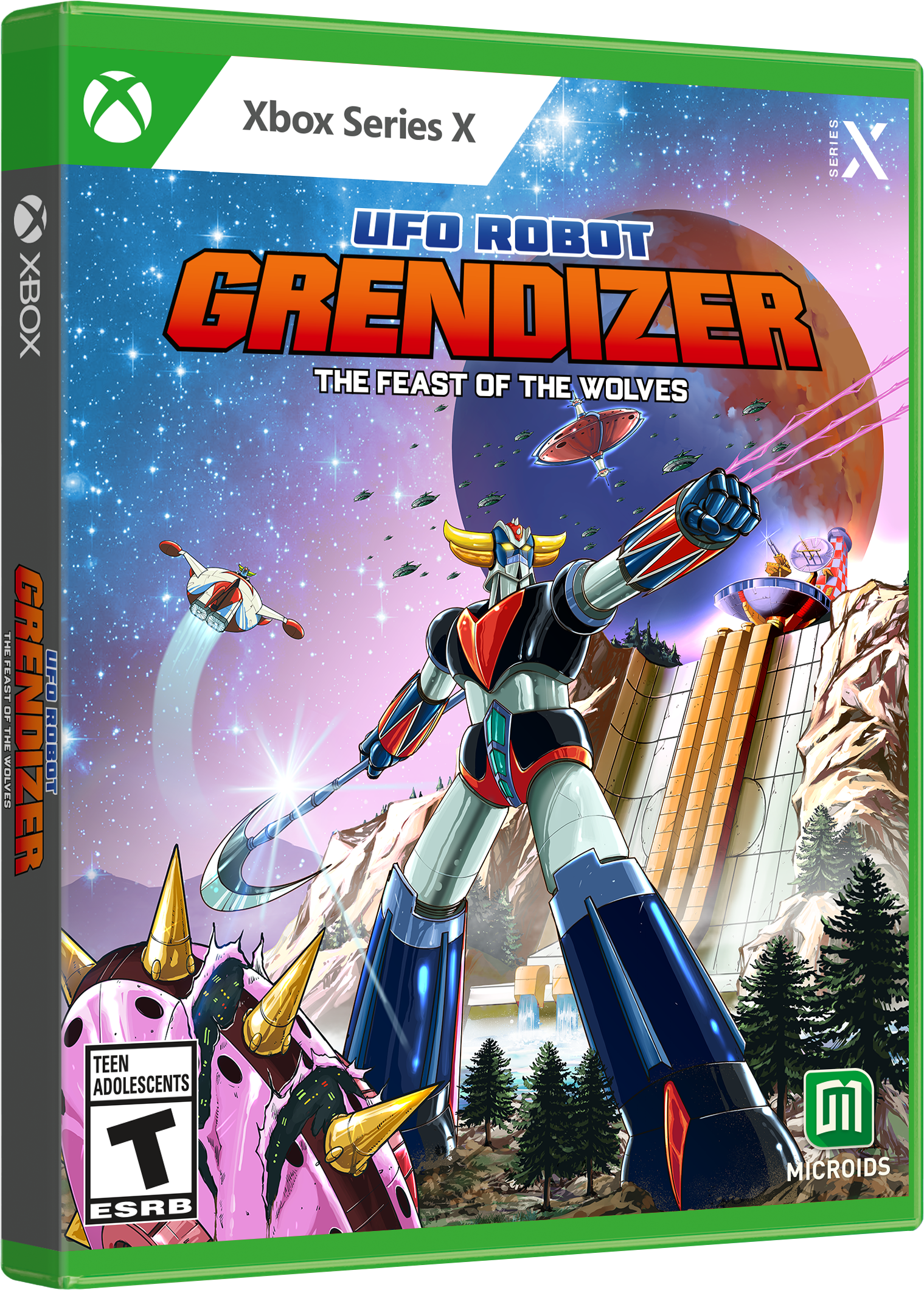 UFO Robot Grendizer: The Feast of the Wolves box art for Xbox Series X