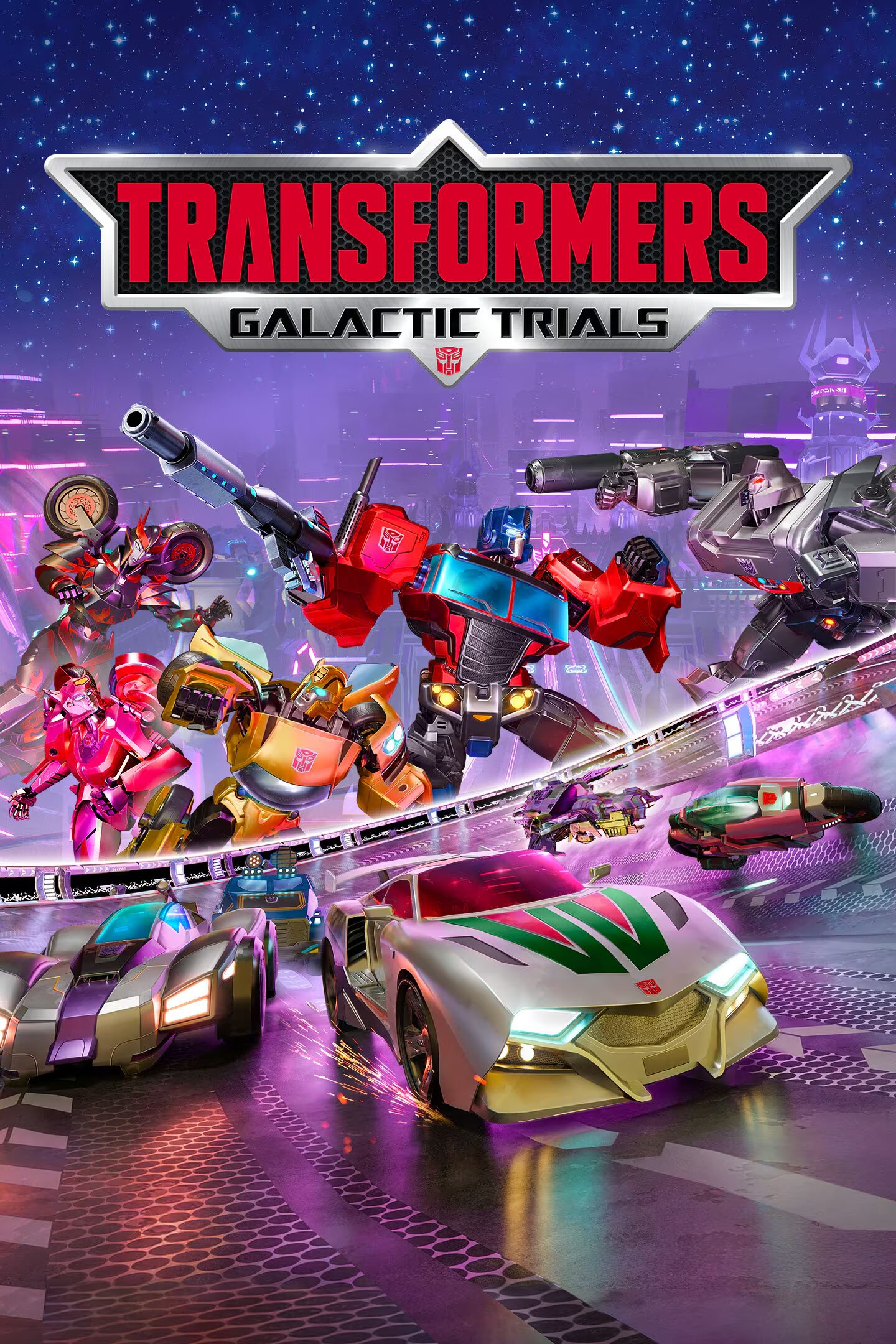 Transformers: Galactic Trials box art for Xbox Series X