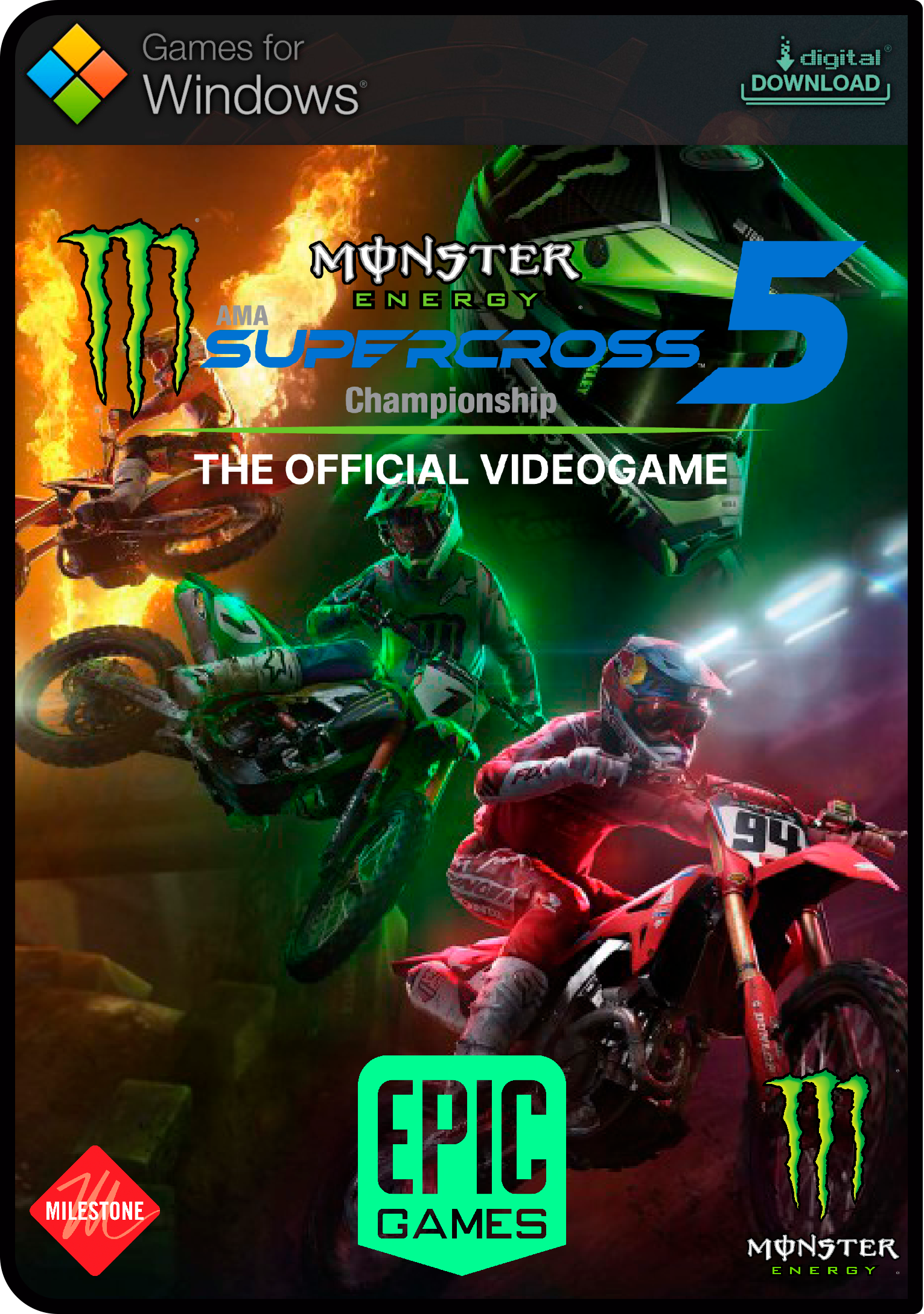 Monster Energy Supercross 5 logo for Xbox Series X