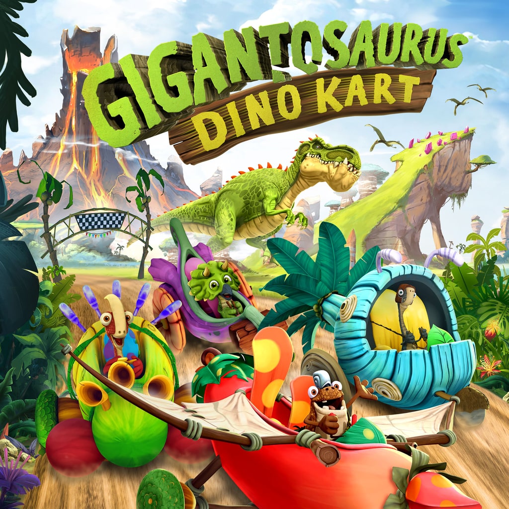 Gigantosaurus Dino Kart logo for Xbox Series X