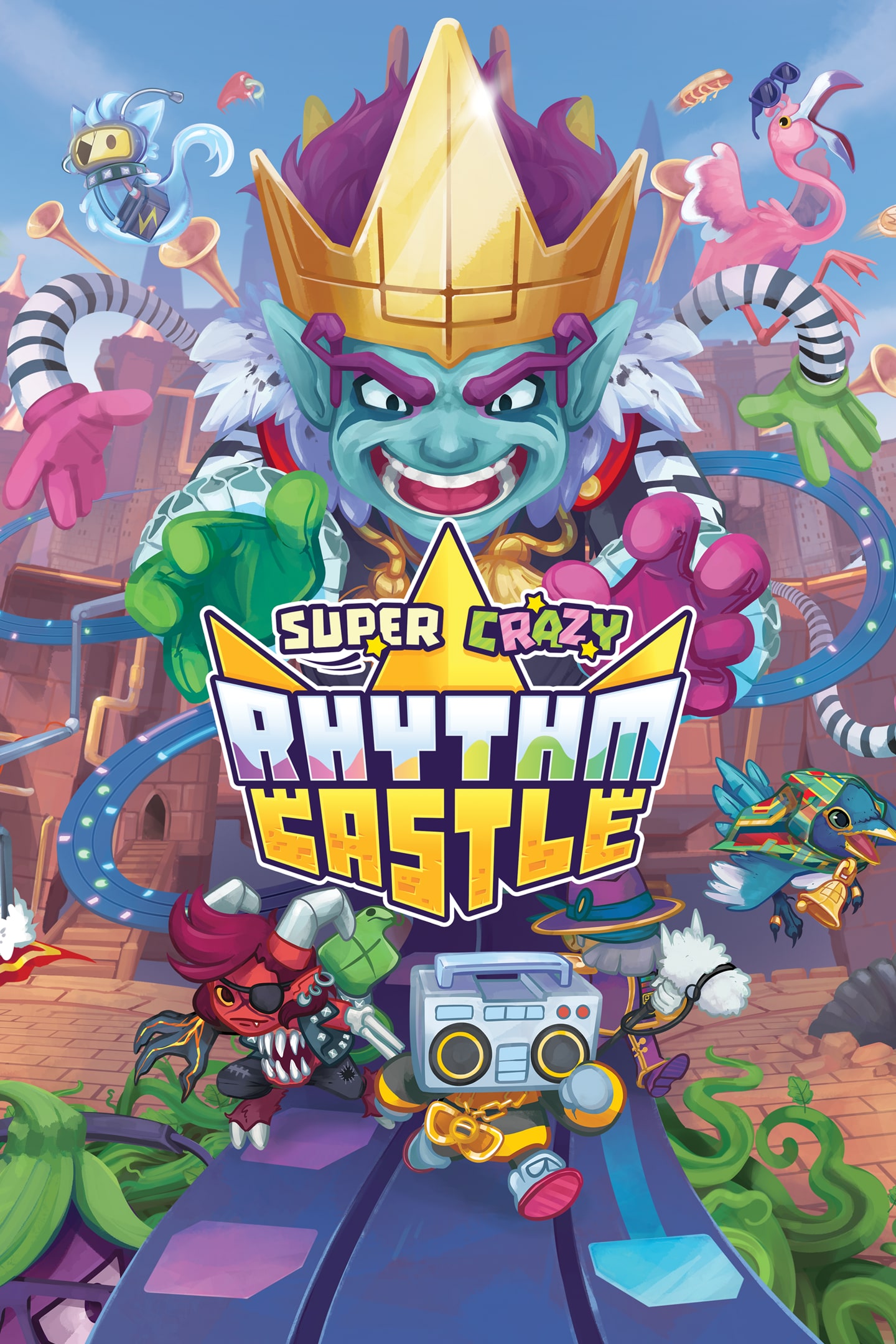 Super Crazy Rhythm Castle logo for Xbox Series X