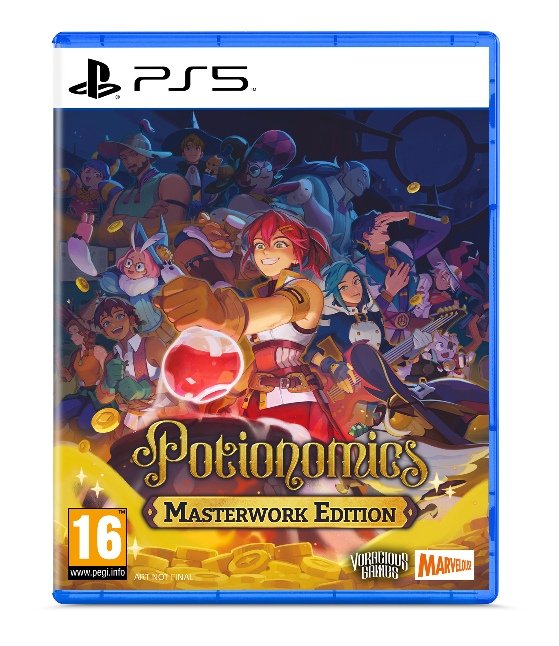 Potionomics: Masterwork Edition logo for Xbox Series X