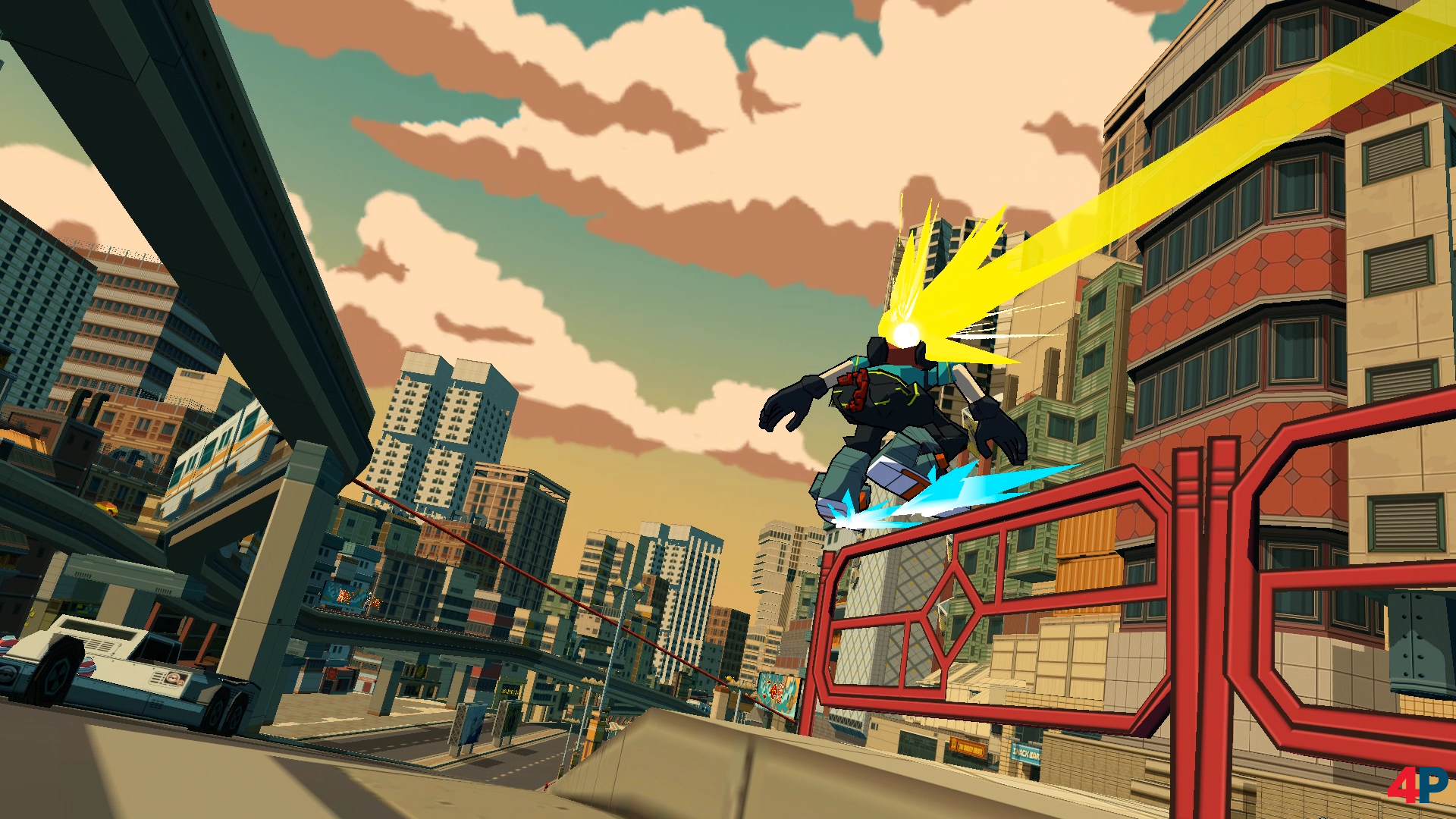 Bomb Rush Cyberfunk screenshot 2 for Xbox Series X