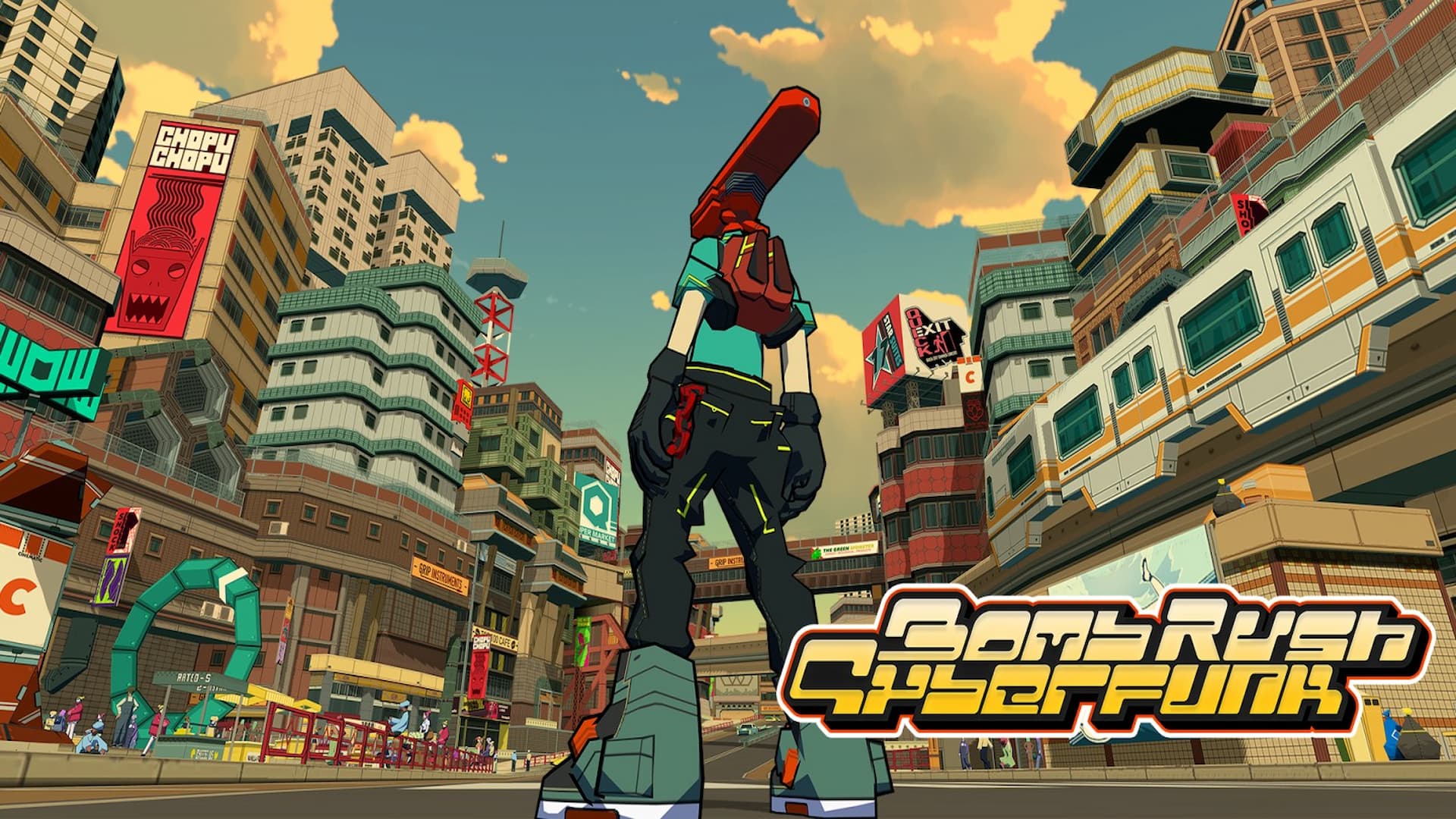 Bomb Rush Cyberfunk screenshot 3 for Xbox Series X