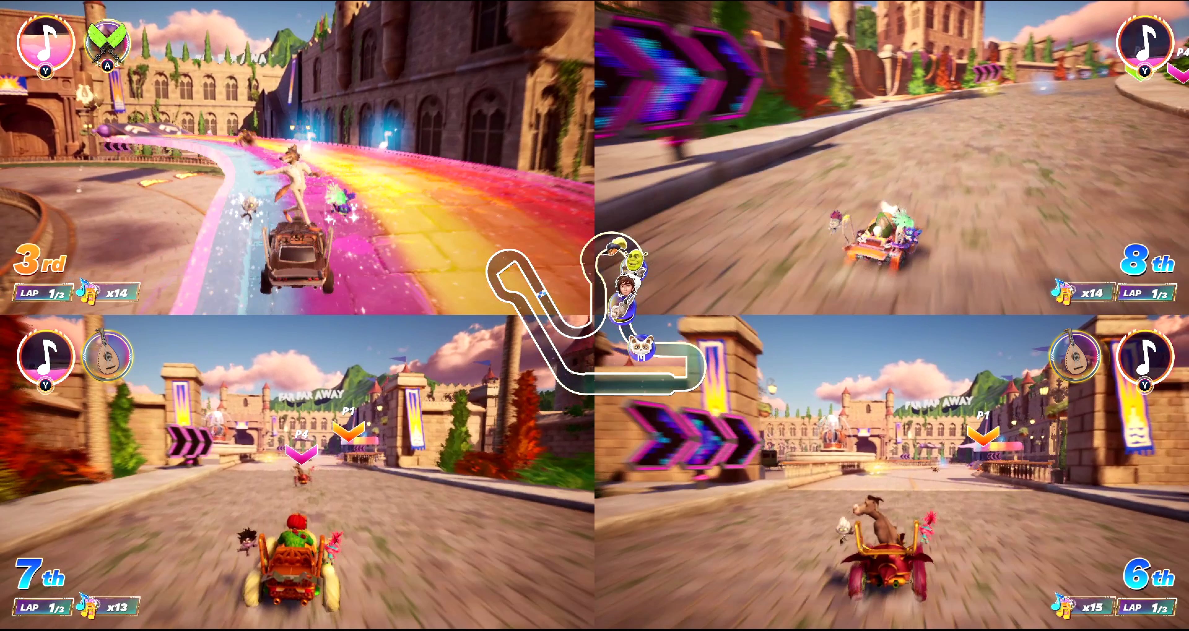 DreamWorks All-Star Kart Racing screenshot 2 for Xbox Series X