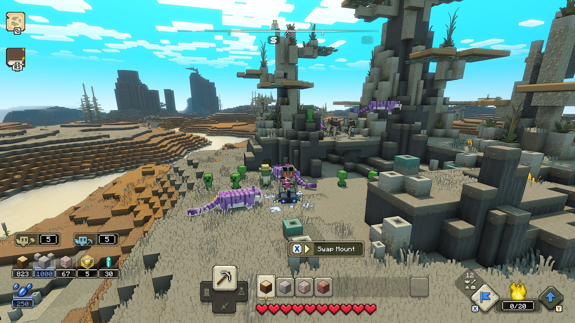 Minecraft Legends: Deluxe Edition screenshot 2 for Xbox Series X