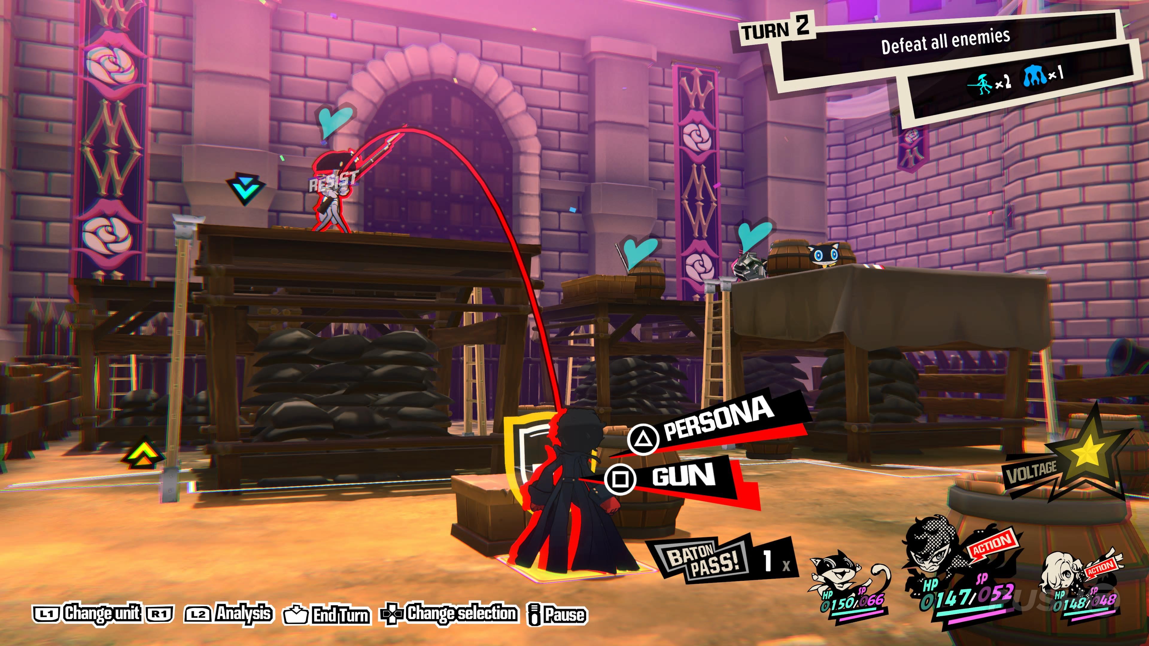 Persona 5 Tactica screenshot 4 for Xbox Series X