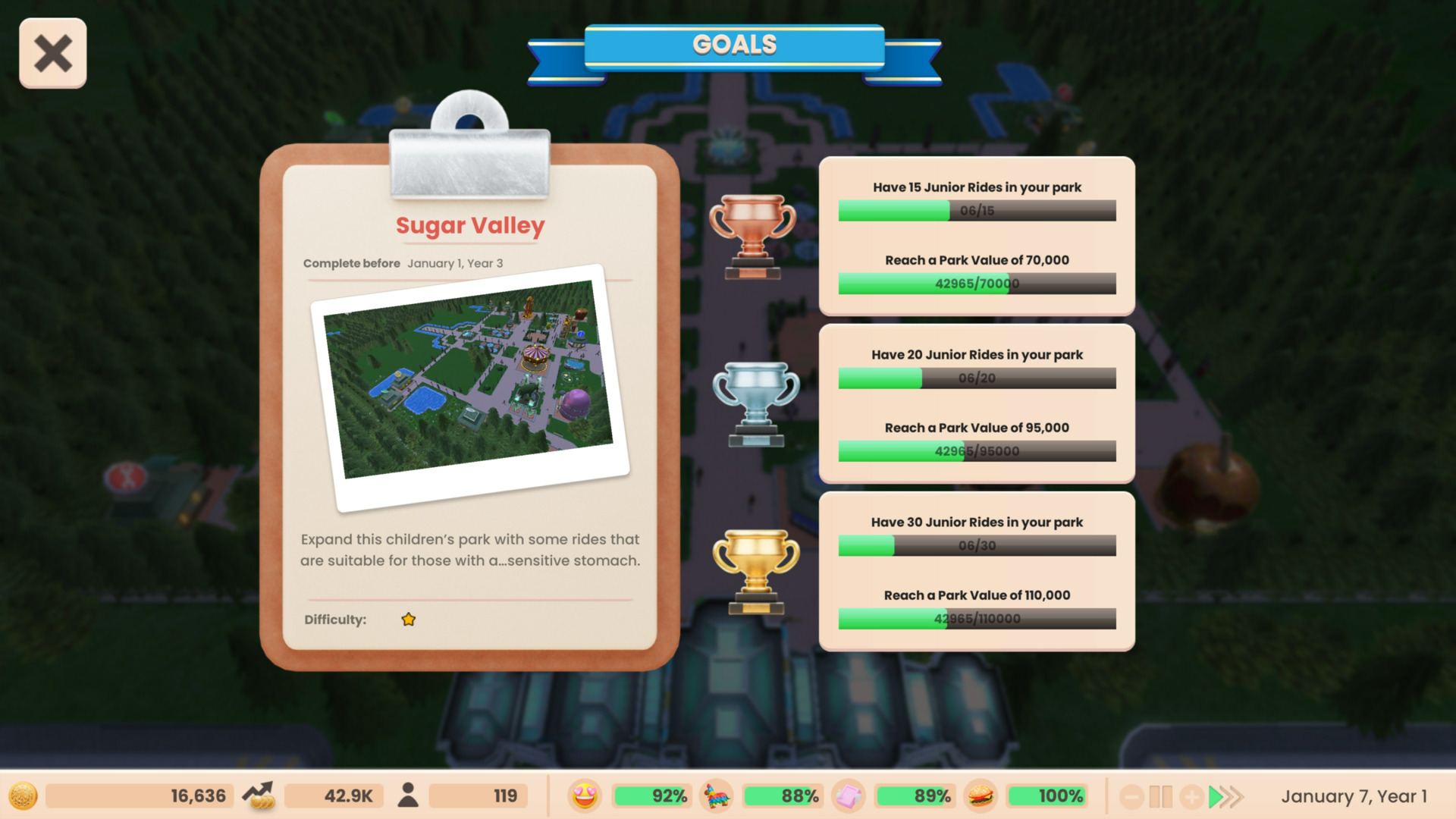 Roller Coaster Tycoon Adventures Deluxe screenshot 1 for Xbox Series X