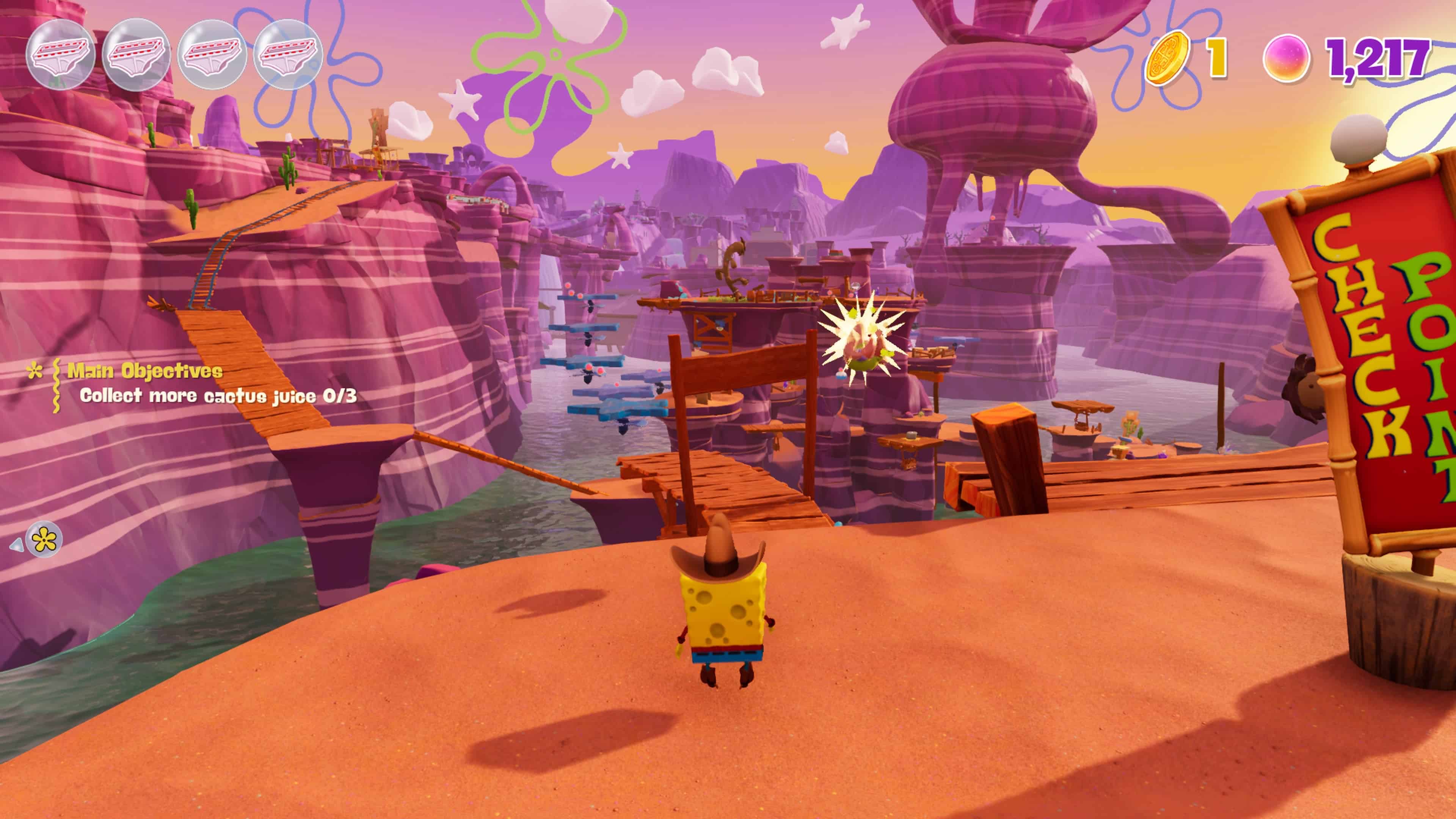Spongebob Squarepants: The Cosmic Shake screenshot 2 for Xbox Series X