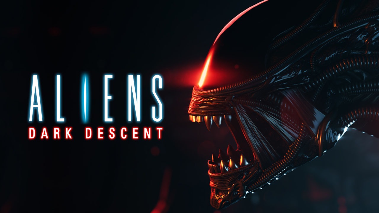 Aliens Dark Descent title screen for Xbox Series X