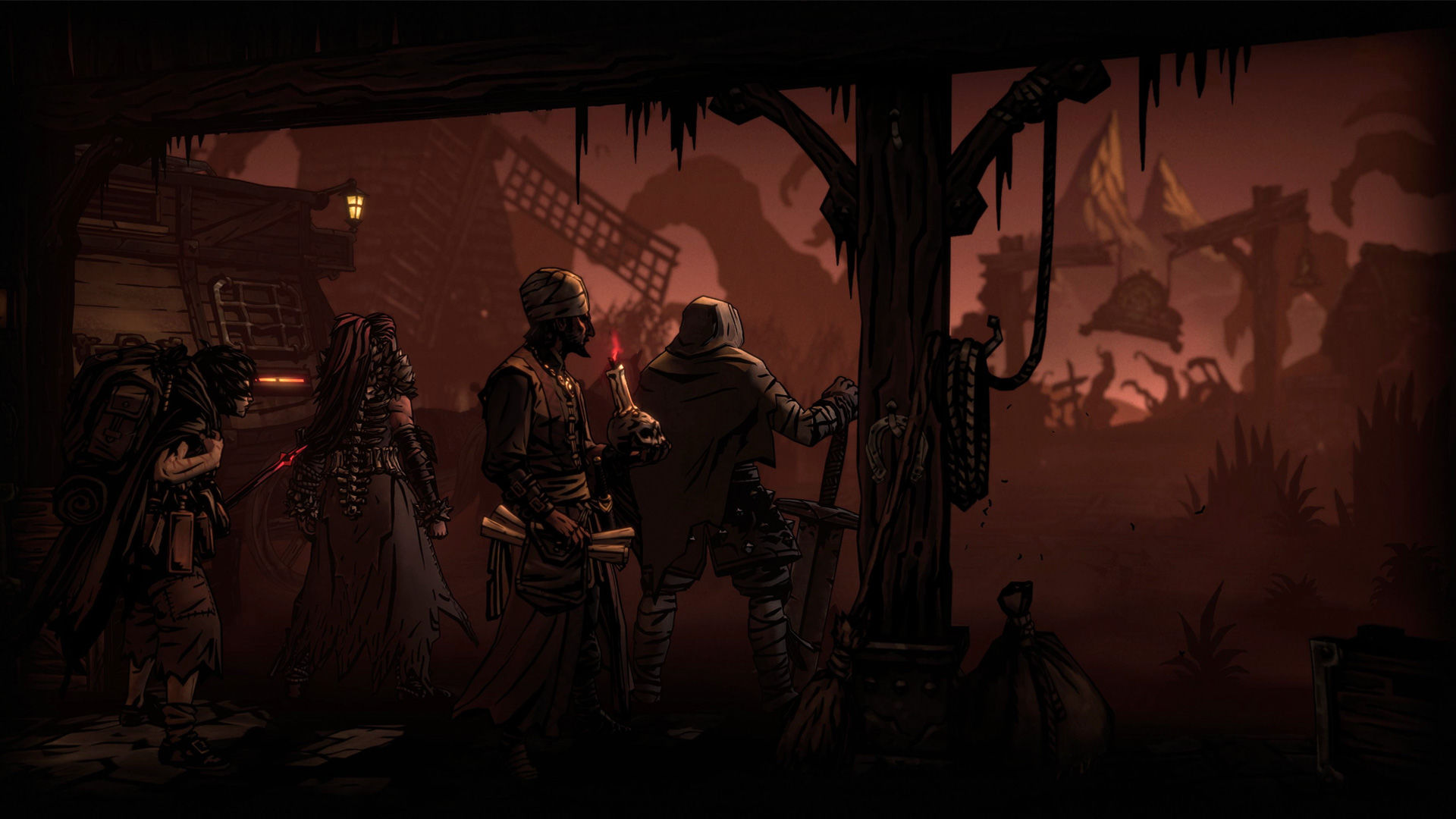 Darkest Dungeon II title screen for Xbox Series X