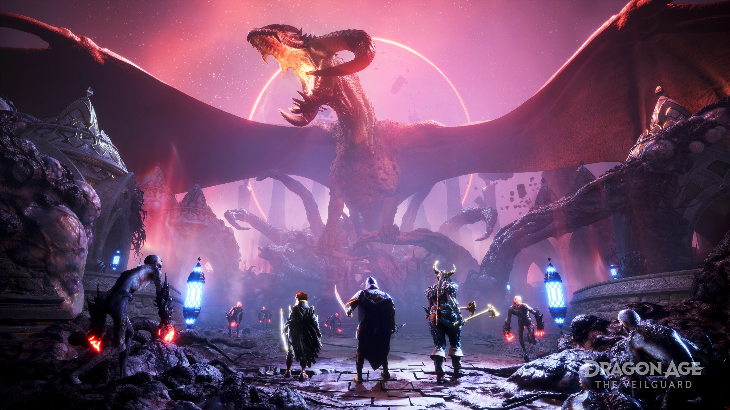 Dragon Age: The Veilguard title screen for Xbox Series X