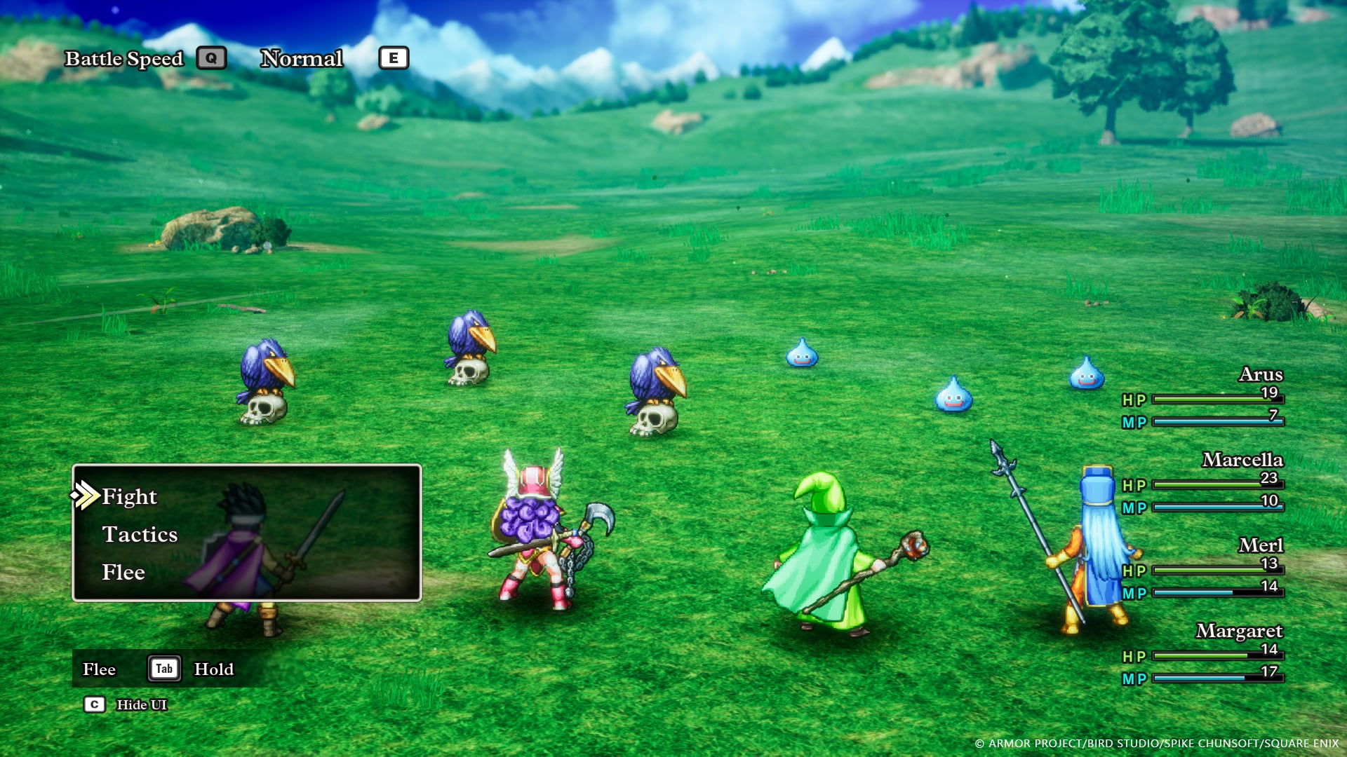 Dragon Quest III HD-2D Remake title screen for Xbox Series X