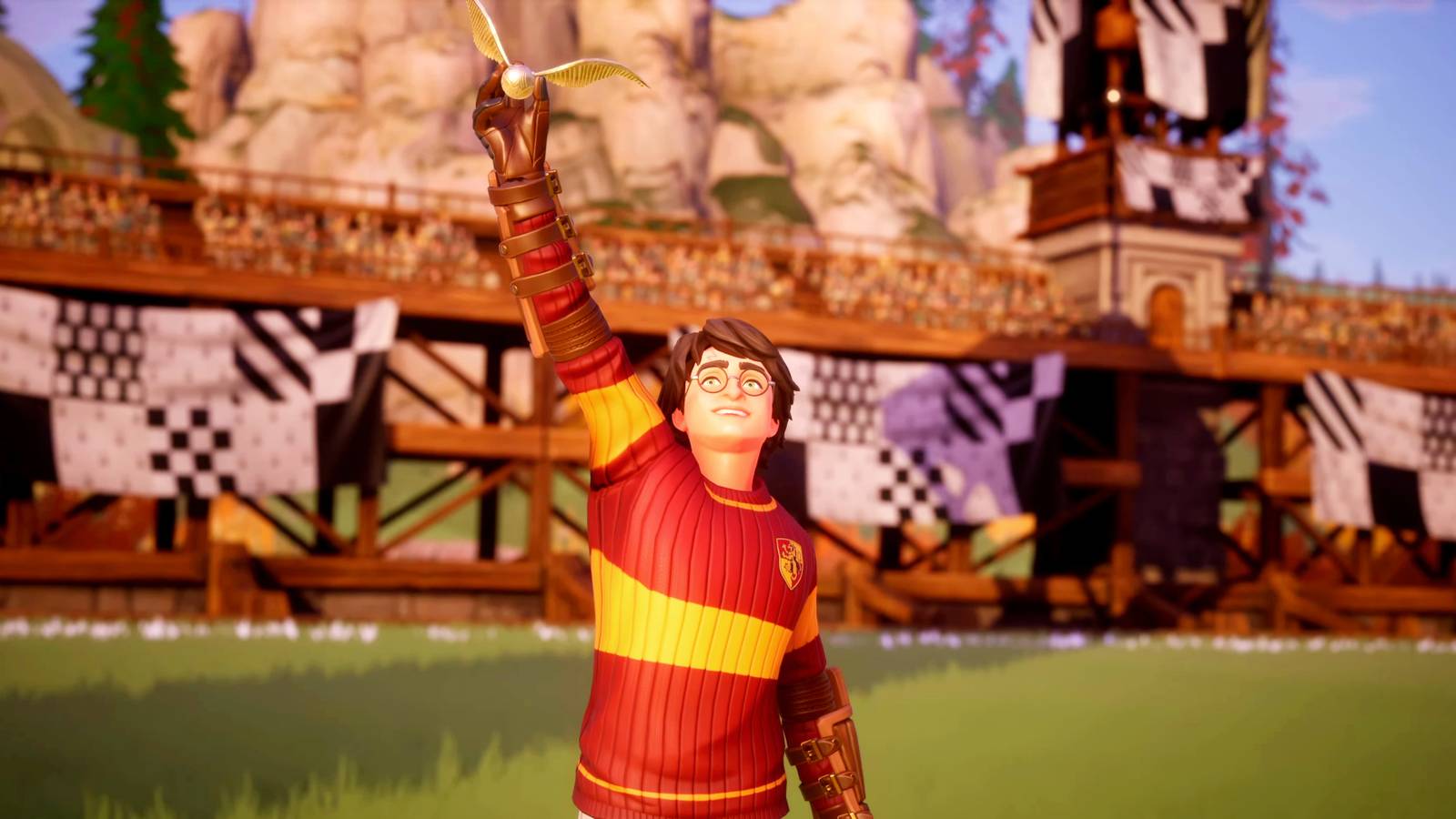 Harry Potter Quidditch Champions: Deluxe Edition title screen for Xbox Series X