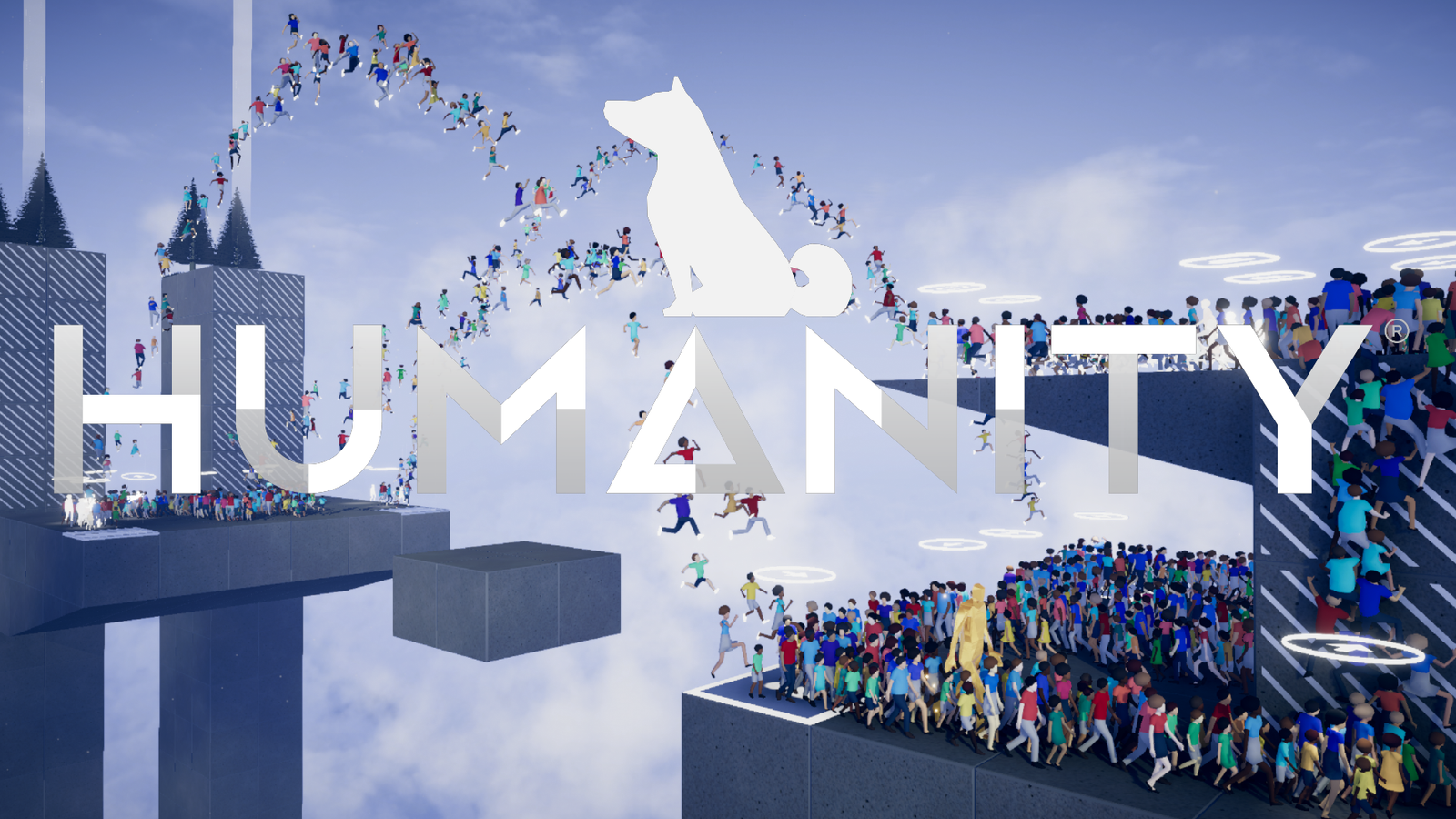 Humanity title screen for Xbox Series X