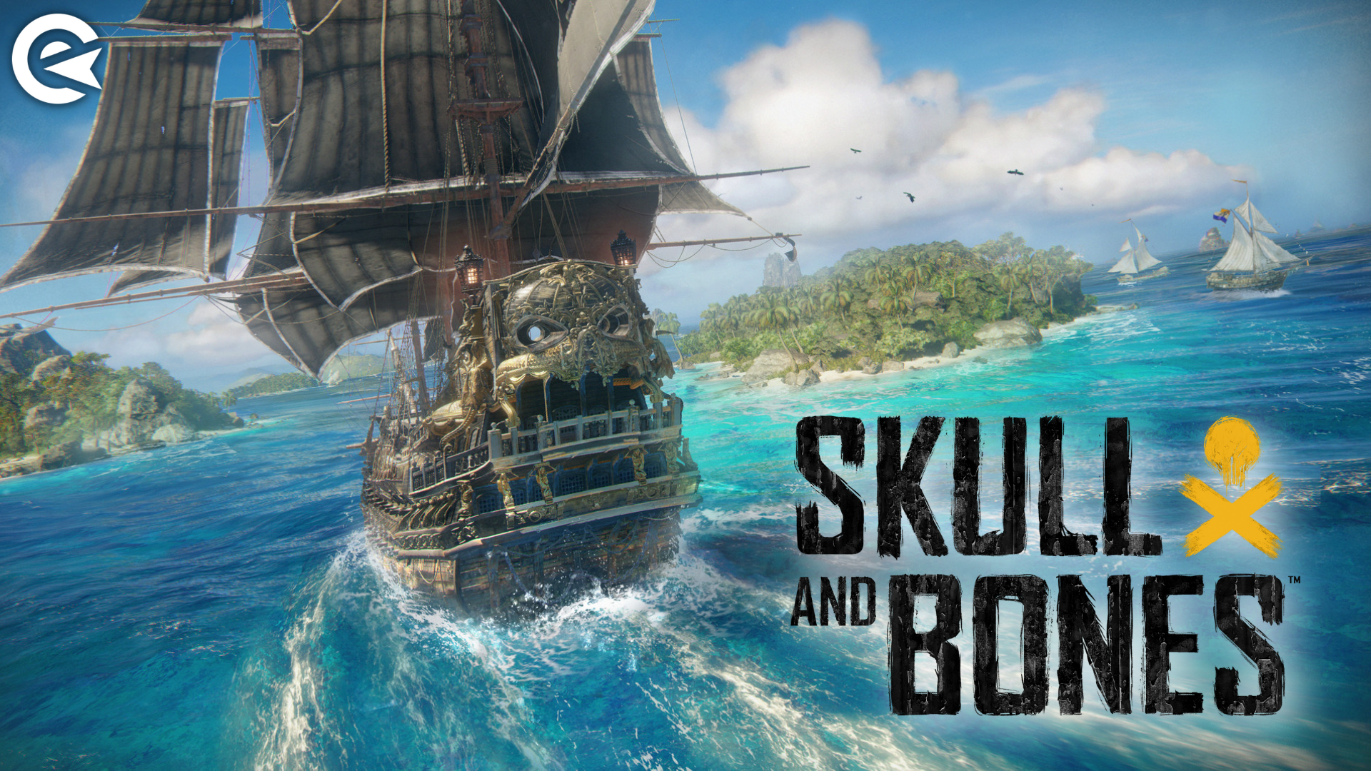 Skull and Bones title screen for Xbox Series X