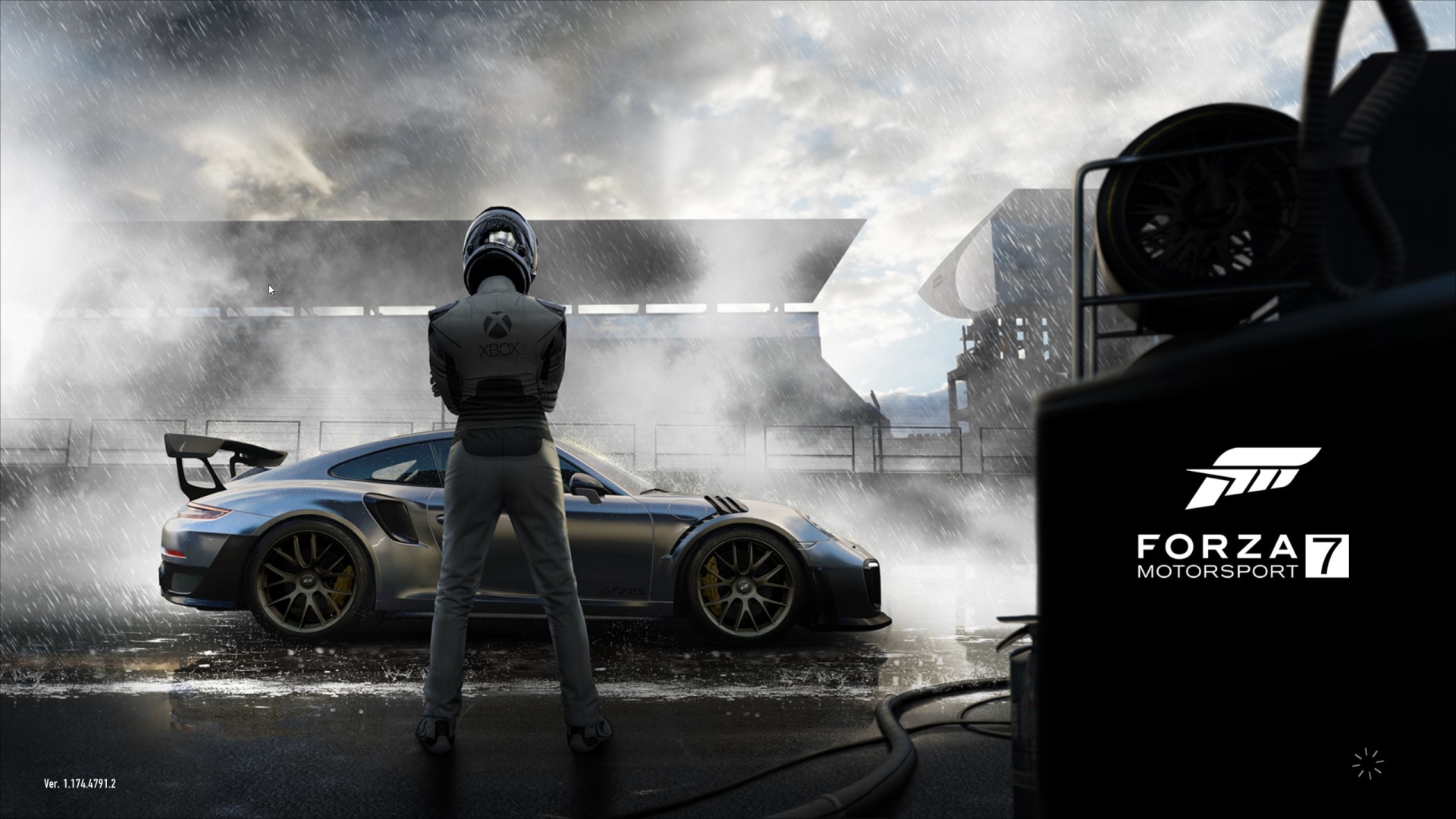 Porsche Limited Edition Xbox Console title screen for Xbox Series X
