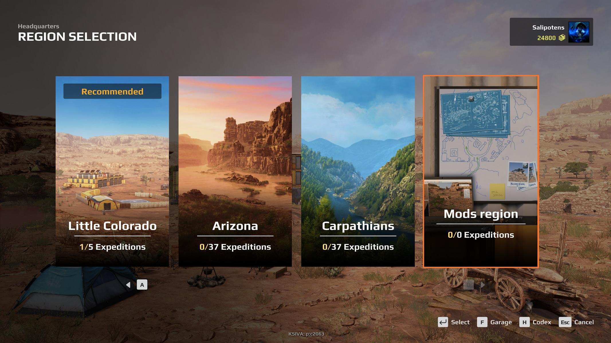 Expeditions: A Mudrunner Game title screen for Xbox Series X
