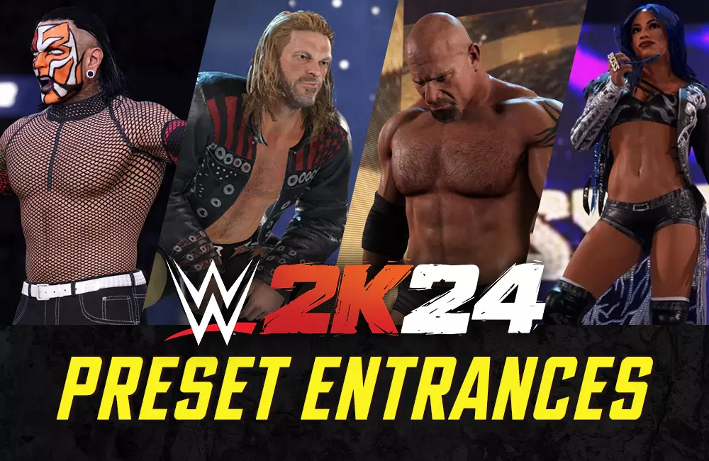WWE 2K24 title screen for Xbox Series X